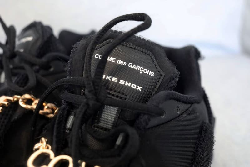 華麗細節－COMME des GARÇONS x Nike 聯乘 Shox TL 鞋款近賞