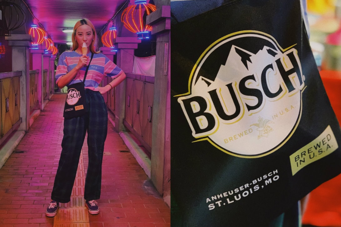 英國品牌 HYPE 釋出「BUSCH 雪山啤酒」聯名包款