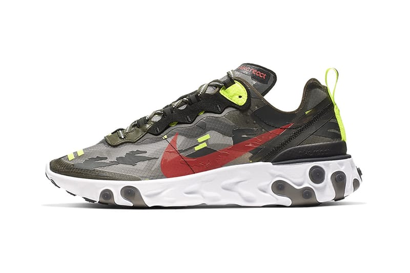 Nike React Element 87 再度迎來別注「虎紋迷彩」設計版本
