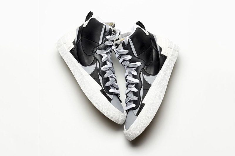 搶先預覽 sacai x Nike 全新聯乘 Blazer with the Dunk 鞋款黑白設計