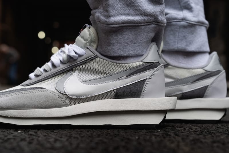 sacai nike gray