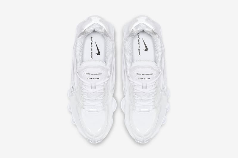 官方圖片釋出!COMME des GARÇONS x Nike Shox TL 聯乘系列全球正式發售信息揭曉