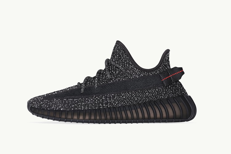反光材質!adidas YEEZY BOOST 350 V2「Black Reflective」香港區發售情報