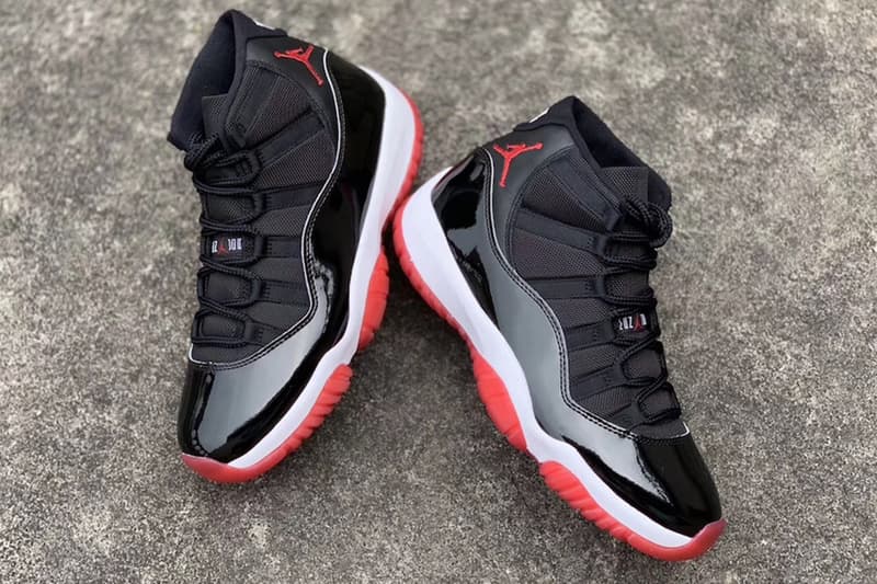 Air Jordan 11「Bred」2019 年復刻版本實鞋預覽