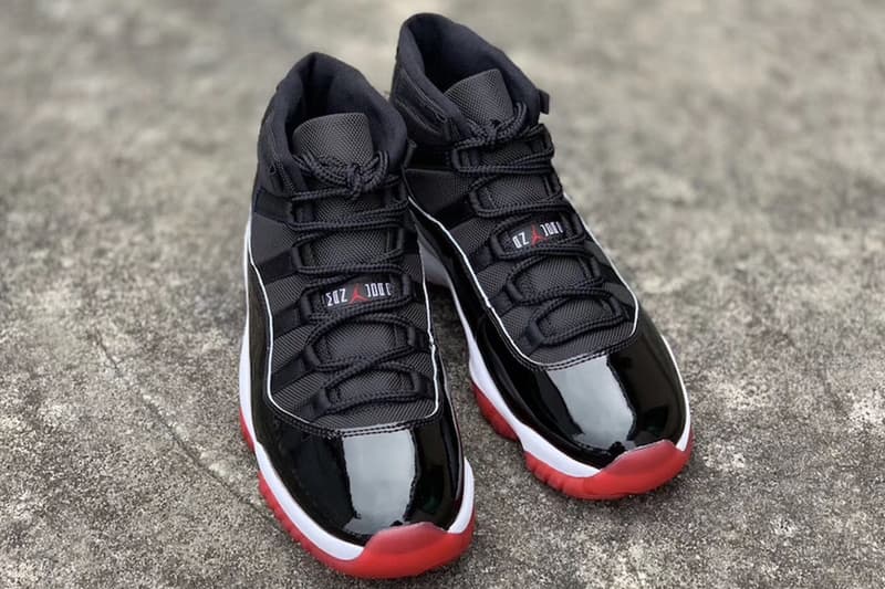 Air Jordan 11「Bred」2019 年復刻版本實鞋預覽