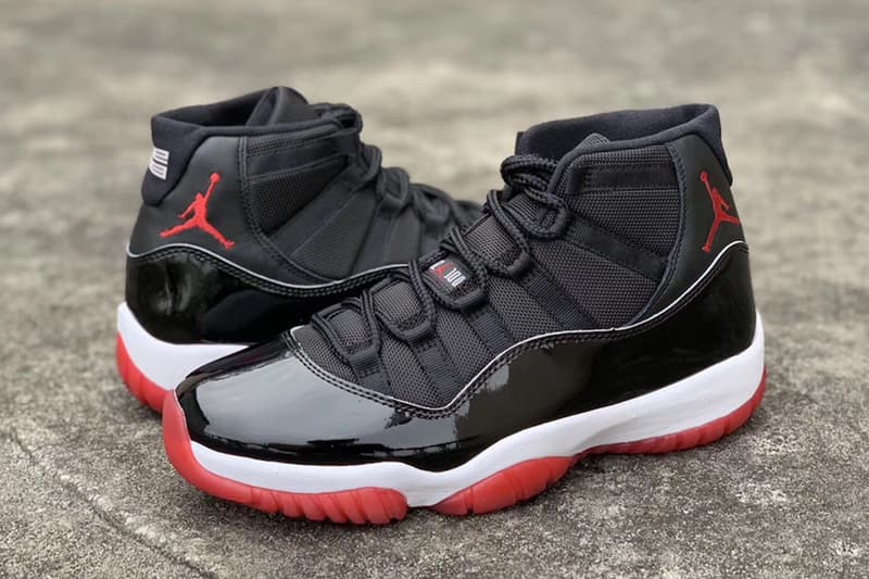 Air Jordan 11「Bred」2019 年復刻版本實鞋預覽