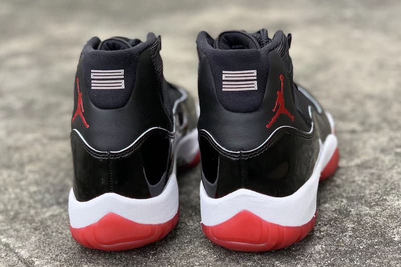 Air Jordan 11「Bred」2019 年復刻版本實鞋預覽