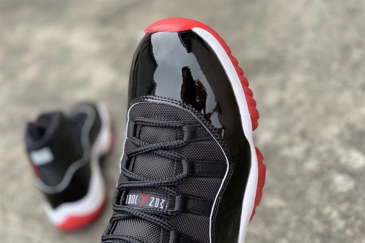 Air Jordan 11「Bred」2019 年復刻版本實鞋預覽