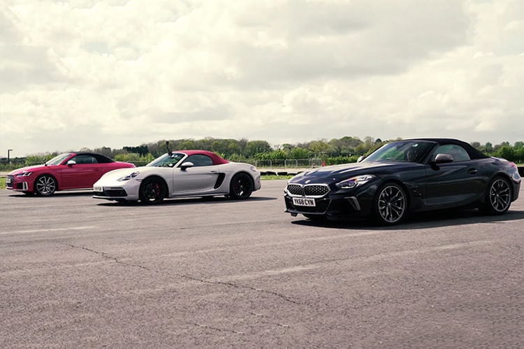 敞篷之爭 − BMW Z4、Porsche Boxster GTS 和 Audi TTS 展開 Drag Race 對決