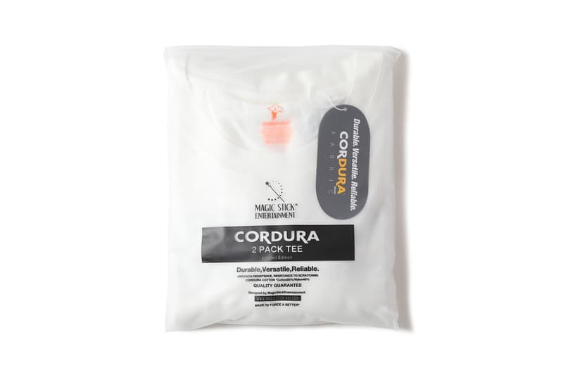 Magic Stick x Force A Better 攜手 Cordura 打造高機能白 Tee Pack