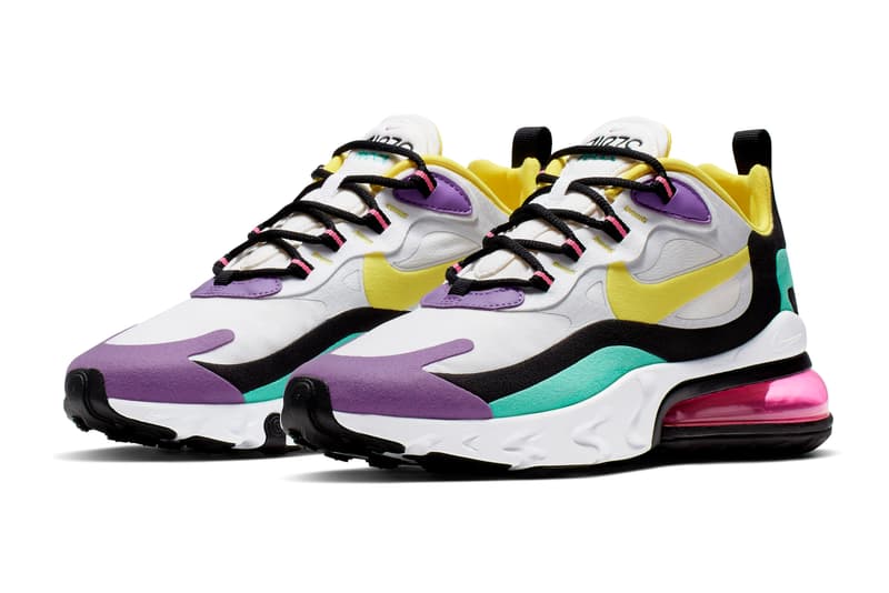 異素材混集-Nike 正式發佈全新鞋款 Air Max 270 React