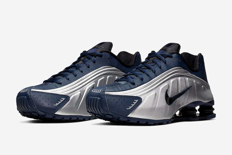 聯乘續勢－Nike Shox R4「Silver Navy」配色回歸