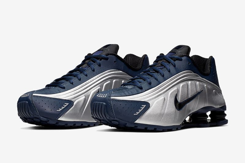 聯乘續勢-Nike Shox R4「Silver Navy」配色回歸