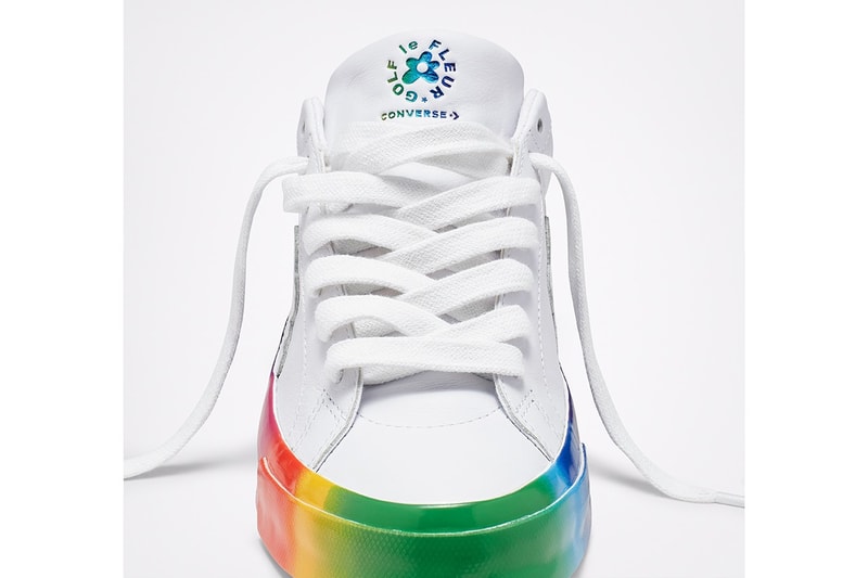 Tyler, the Creator x Converse 全新 GOLF le FLEUR* 彩虹配色官方圖片釋出