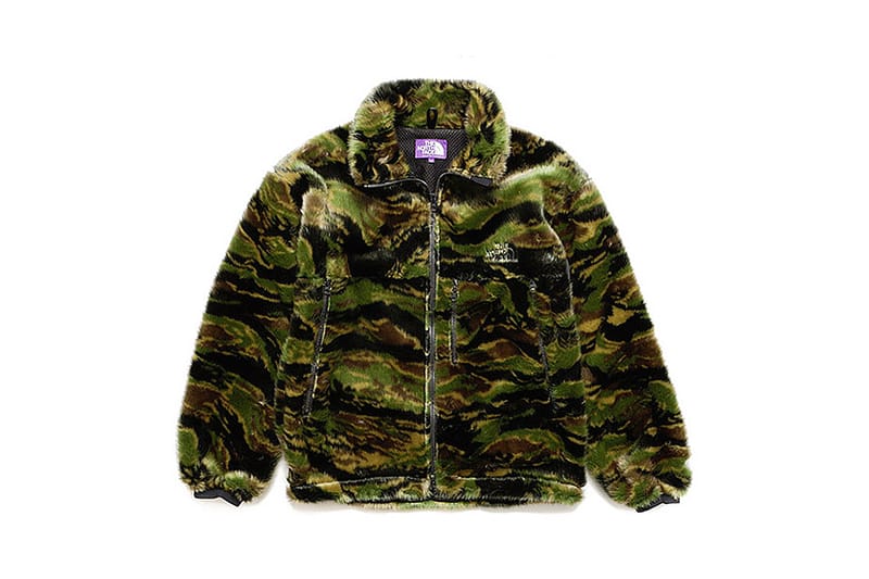 THE NORTH FACE PURPLE LABEL 推出虎紋迷彩 Comouflage Fur Field Jacket