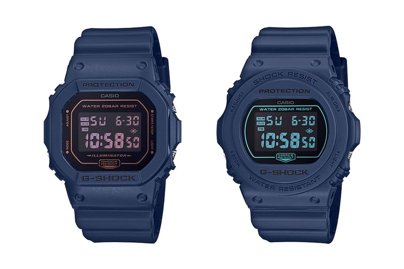 元祖藍－G-Shock 推出 Tonal 海軍藍 DW-5600 及 DW-5700