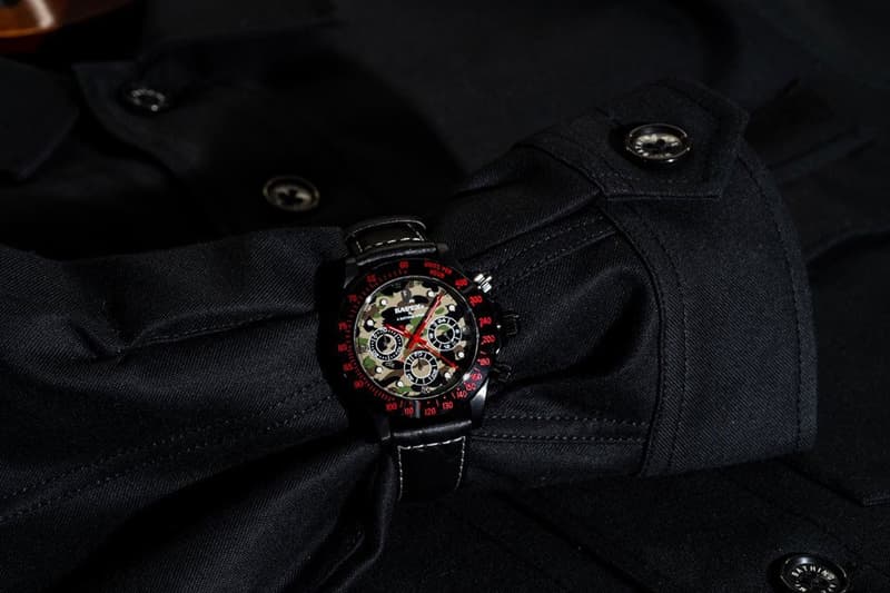 成熟表現-A BATHING APE® 為 BAPEX TYPE-3 添加 1st Camo 皮帶