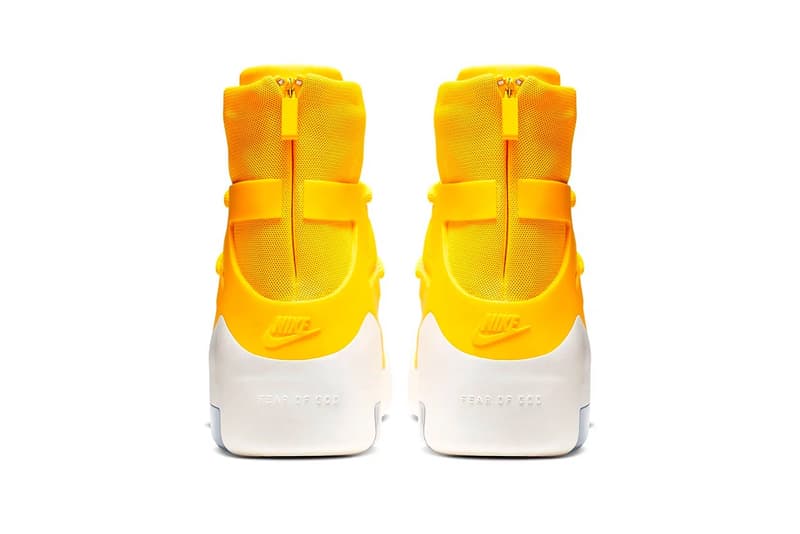 Jerry Lorenzo 曝光全新 Nike Air Fear of God 1「Yellow」鞋款