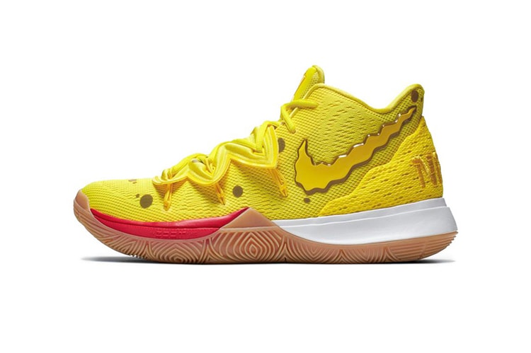 Nike Kyrie 5 聯乘「Spongebob Squarepants」及「Patrick Star」官方圖輯發佈