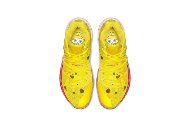 Nike Kyrie 5 聯乘「Spongebob Squarepants」及「Patrick Star」官方圖輯發佈