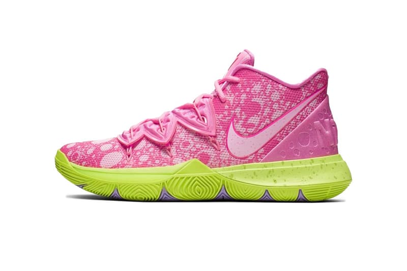 Nike Kyrie 5 聯乘「Spongebob Squarepants」及「Patrick Star」官方圖輯發佈
