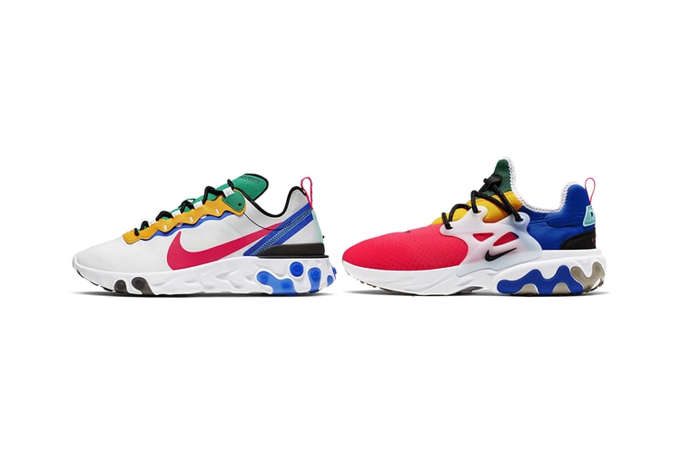 四色飛行棋-Nike 全新配色 React Element 55 及 React Presto 登場
