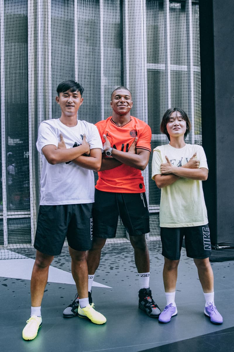 PSG 球員 Kylian Mbappe & Marco Verratti 空降深圳 Jordan Brand 旗艦店