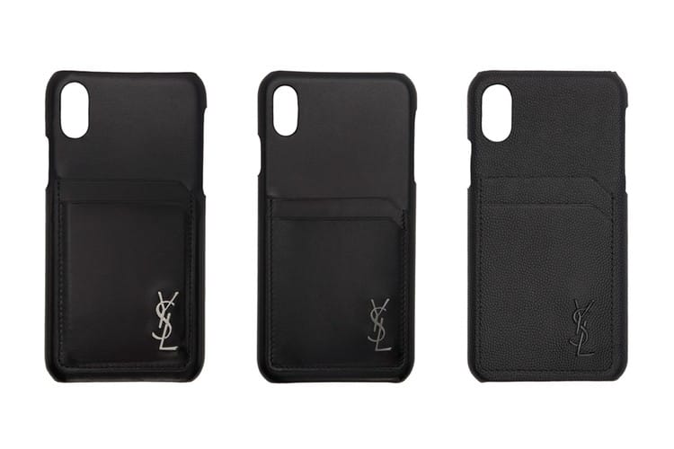 上乘質感 − Saint Laurent 推出全新黑色牛皮 iPhone 保護殼