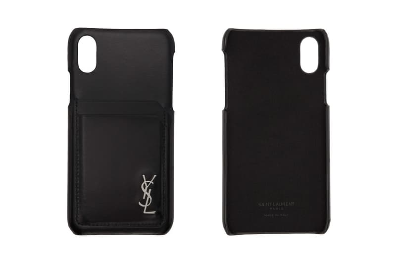 上乘質感 − Saint Laurent 推出全新黑色牛皮 iPhone 保護殼