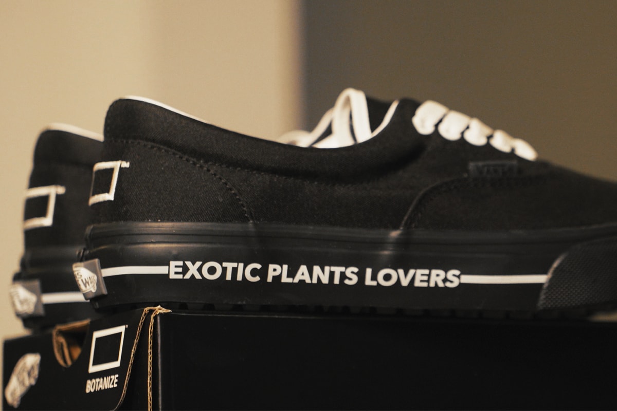 BOTANIZE x Vans Japan 「Exotic Plant Lovers」聯名鞋作