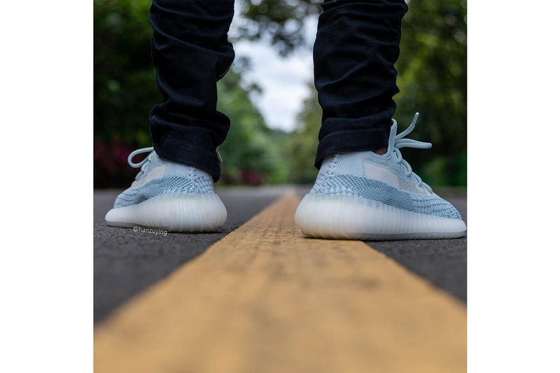 搶先預覽 YEEZY BOOST 350 V2 最新配色「Cloud White」上腳圖輯