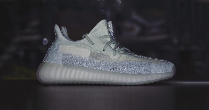 350 v2 cloud white reflective