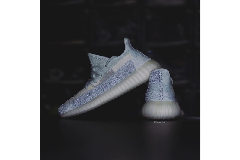  YEEZY BOOST 350 V2 最新配色「Cloud White」反光版本曝光