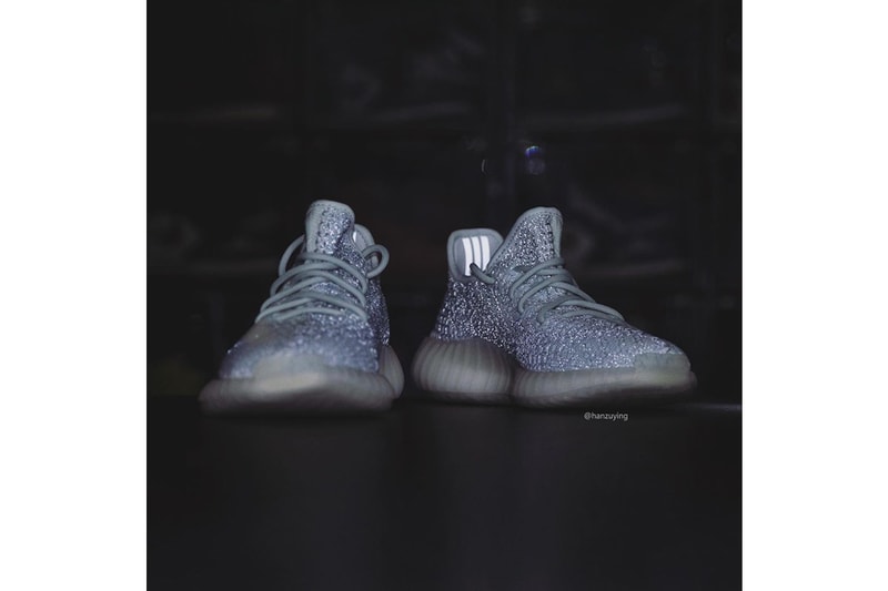  YEEZY BOOST 350 V2 最新配色「Cloud White」反光版本曝光
