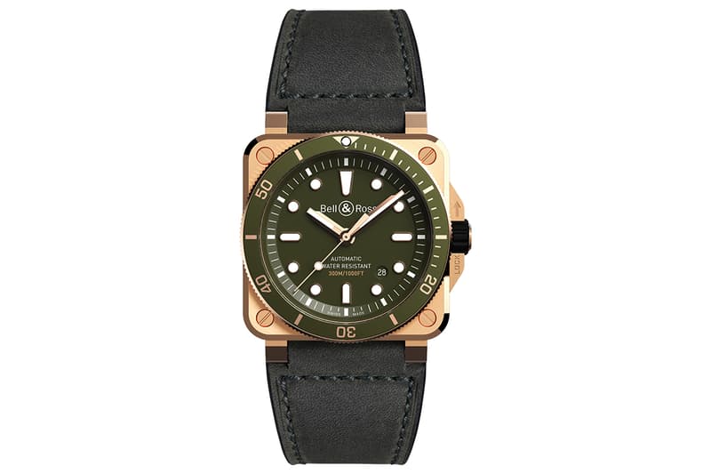 方形銅潛-Bell & Ross 推出「Green Bronze」青銅潛水手錶