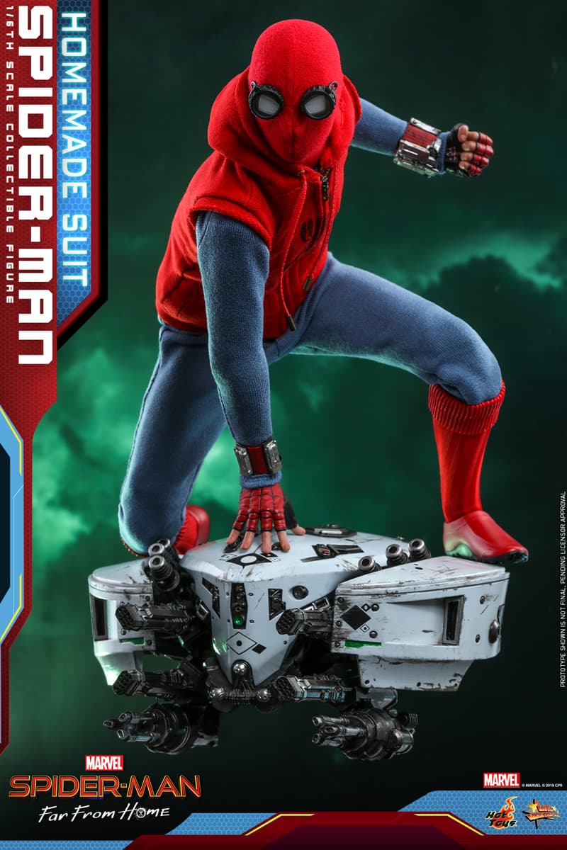 Hot Toys 推出《Spider-Man: Far From Home》中 Spider-Man 自製戰衣 1:6 珍藏人偶