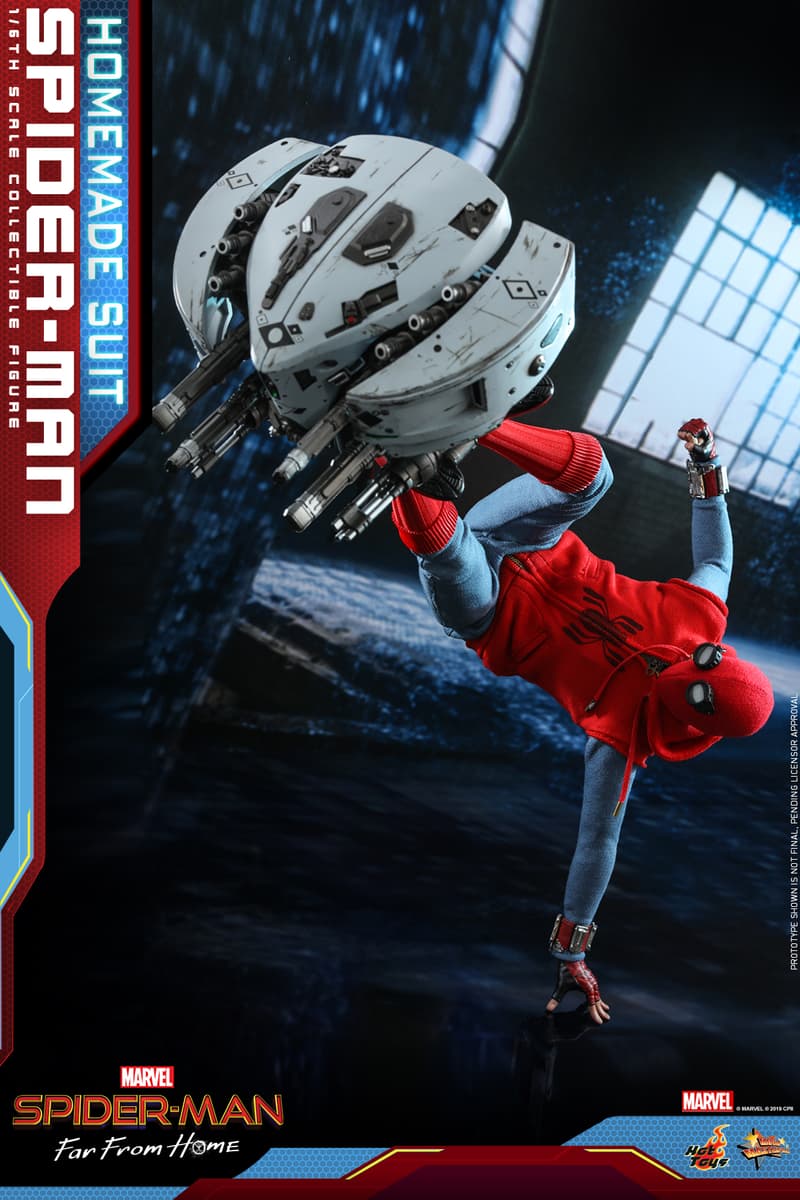 Hot Toys 推出《Spider-Man: Far From Home》中 Spider-Man 自製戰衣 1:6 珍藏人偶