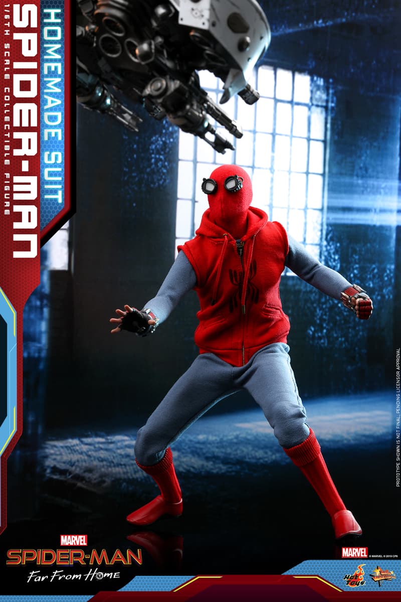 Hot Toys 推出《Spider-Man: Far From Home》中 Spider-Man 自製戰衣 1:6 珍藏人偶