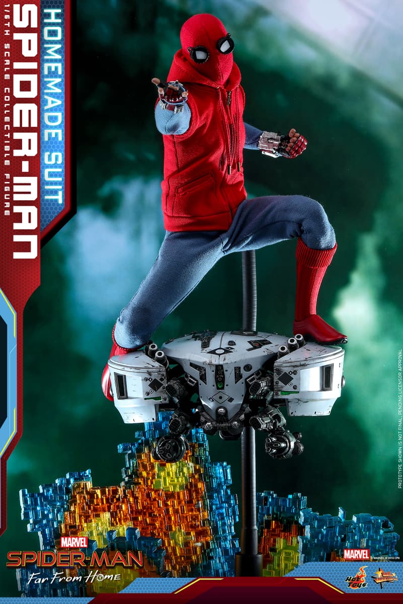 Hot Toys 推出《Spider-Man: Far From Home》中 Spider-Man 自製戰衣 1:6 珍藏人偶