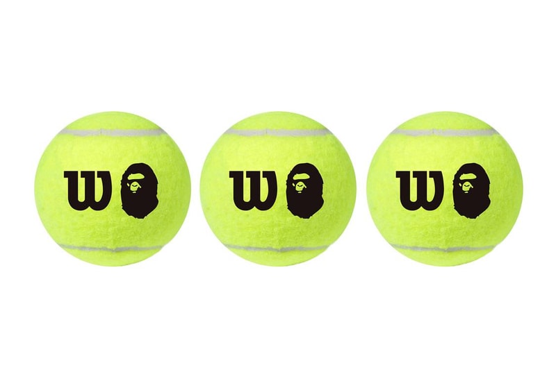 A BATHING APE® x Wilson 網球聯乘系列正式發佈