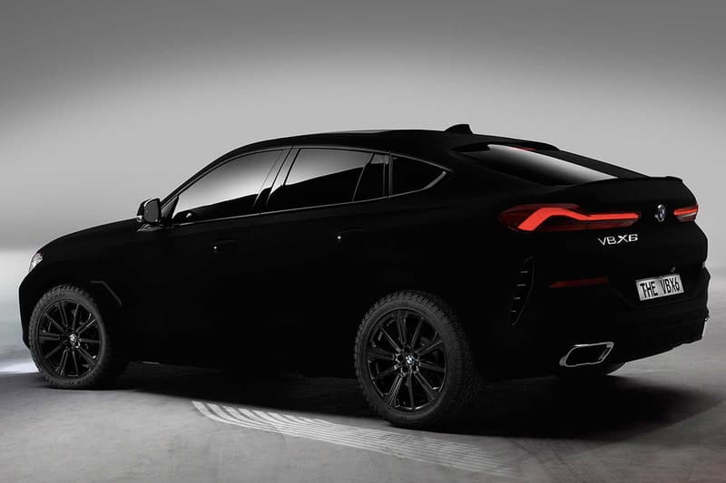 虛無之黑-BMW 打造究極暗黑 X6「Vantablack」車款