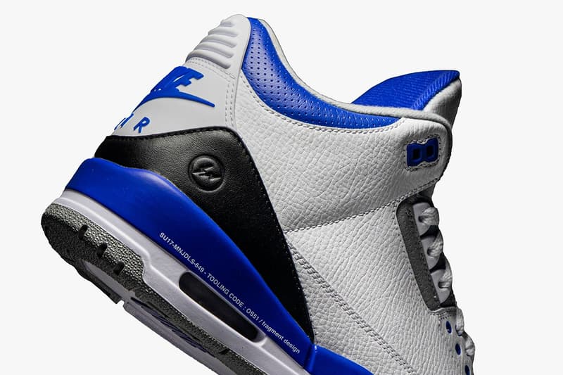 GOAT 獨家近賞 fragment design x Air Jordan 3 樣品鞋款