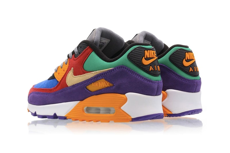 Nike Air Max 90「Viotech」混合配色鞋款圖片近賞