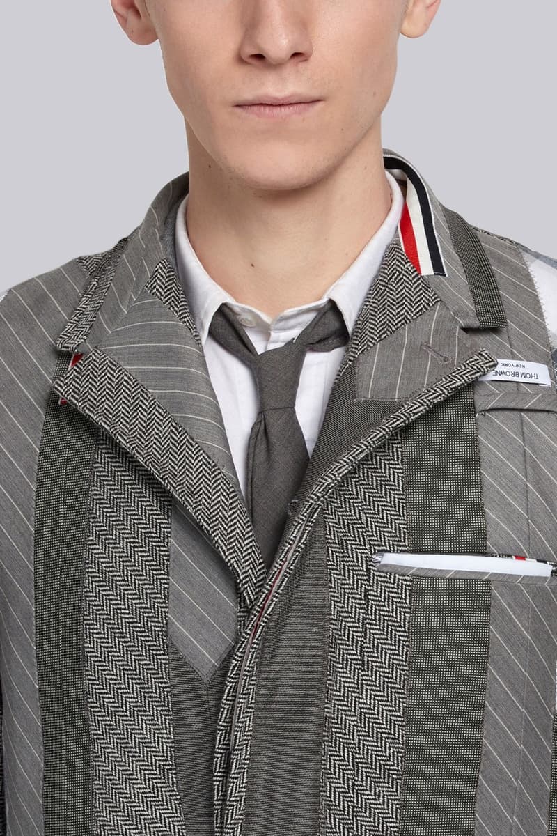 剪裁美學-Thom Browne 以領帶縫製 $12,000 美金西裝外套