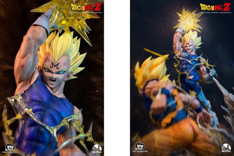 虐心一戰 − Infinity Studio 打造《龍珠》「魔人貝吉塔 Vs. 悟空」經典打鬥雕像