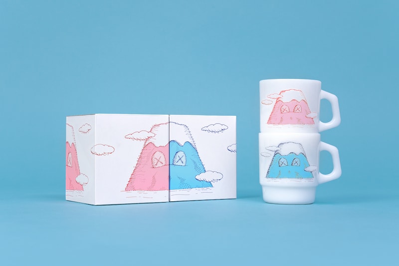 HYPEBEAST 送出「KAWS:HOLIDAY」日本站富士山 Fire-King 馬克杯套裝
