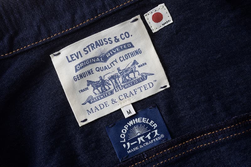 LEVI’S® MADE & CRAFTED™ x LOOPWHEELER® 推出首個聯乘系列