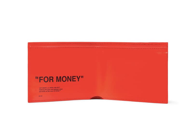 Off-White™ 推出全新皮革銀紙錢包