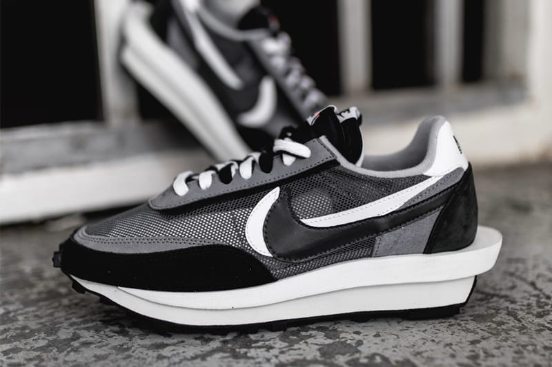 獨家近賞 sacai x Nike LDWaffle 聯乘黑色鞋款