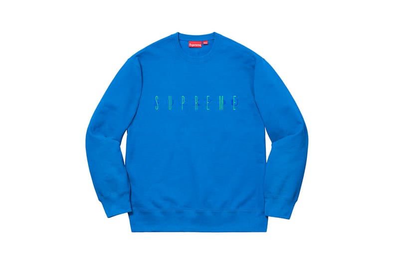 Supreme 正式發佈 2019 秋冬衛衣系列